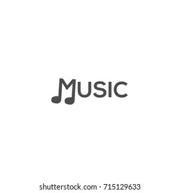 Music logo creative concept 