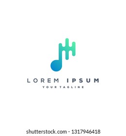 Diseño del logotipo musical