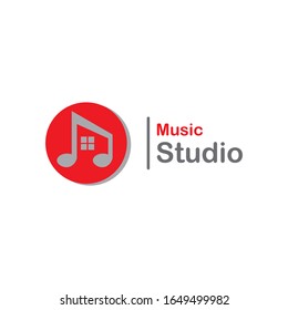 icono de diseño de logotipo de música vector