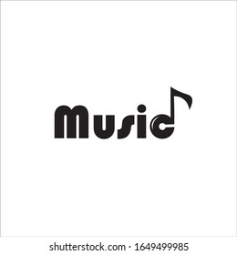 music logo design icon vector