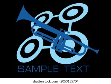 music logo design icon vector