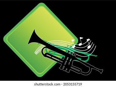 icono de diseño de logotipo de música
