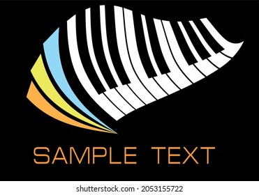 music logo design icon vector