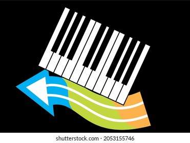 music logo design icon vector