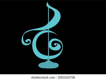 music logo design icon vector