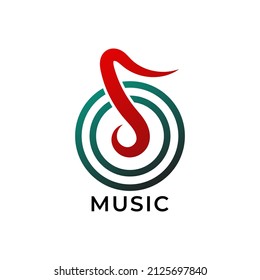 icono de diseño de logotipo de música
