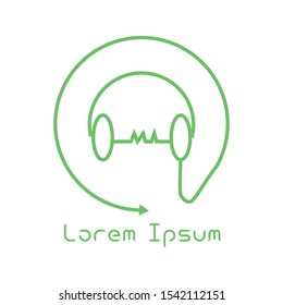 Music Logo Design Template. Music Note Sign. Musical Symbol. Creative Concept for entertainment logo