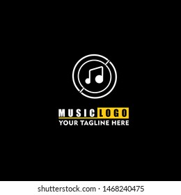 Music Logo design Vector - Vector