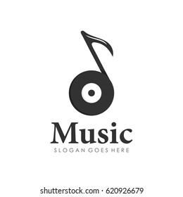 Music Logo Design Vector Stock Vector (Royalty Free) 620926679 ...