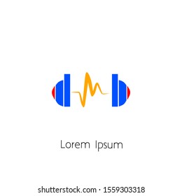music logo design, vector music icons with a simple but elegant concept. suitable for business and other labels.