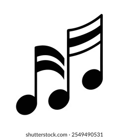 Music Logo Design Vector Illustration for Brands and Creatives