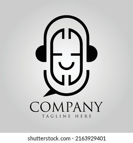 music logo design vector image