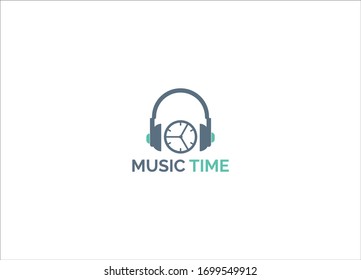 Music logo design and vector template