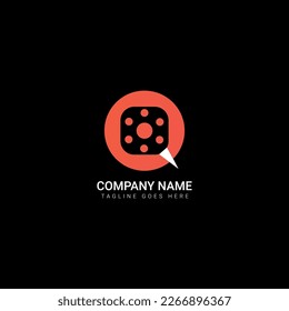 music logo design vector template 
