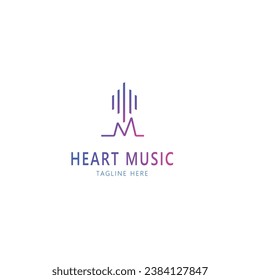 music logo, music icon, logo design, music  brand