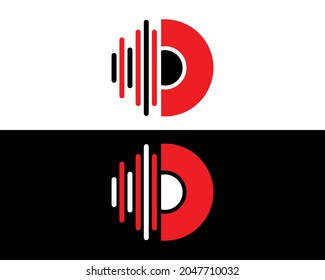 Music logo and icon design creative modern vector template.