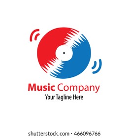 Music Logo Icon Design Template Elements