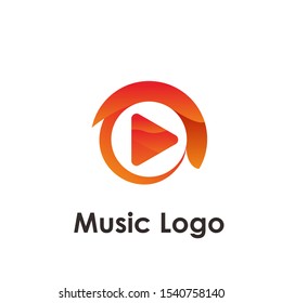 music logo icon design vector