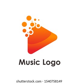 music logo icon design vector