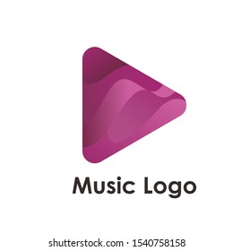 music logo icon design vector