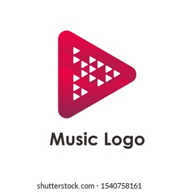 music logo icon design vector
