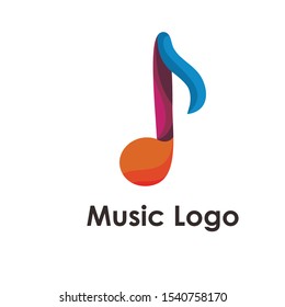 music logo icon design vector