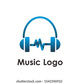 music logo icon design vector