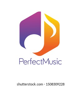 Music logo icon vector design . for music and sound logo template