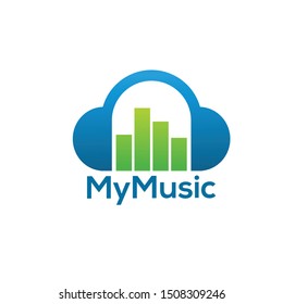 Music logo icon vector design . for music and sound logo template
