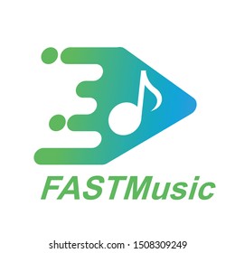 Music logo icon vector design . for music and sound logo template