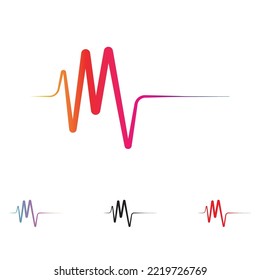 plantilla de ilustración de diseño de iconos de logotipo de música