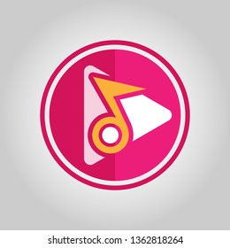 Music Logo And Icon , Vector And illustration