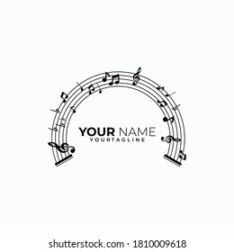 vector de icono de música aislado