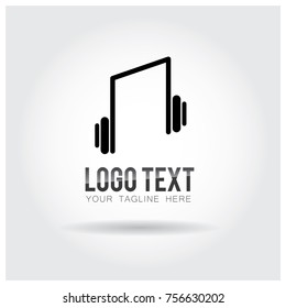 Music Logo Icon Vector Template