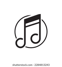 Music logo images illustration design