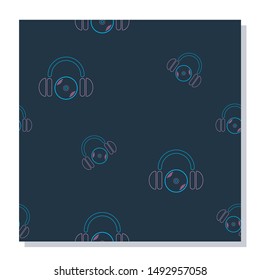music logo pattern illustration vector