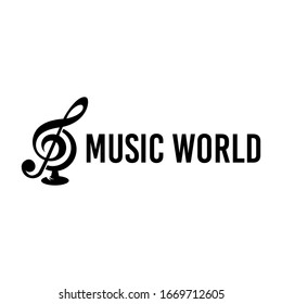 music logo , simple and clean