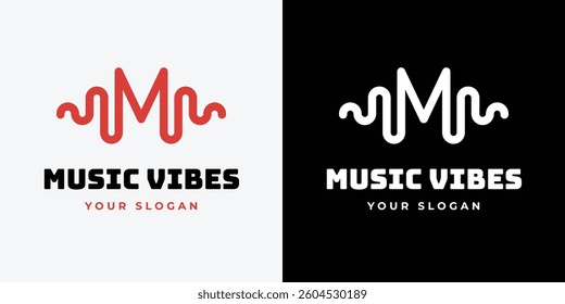 music logo Template design element with modern concept.