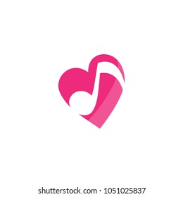 Music Logo Template Design. Vector Illustration
