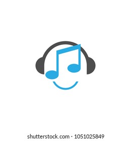 Music Logo Template Design. Vector Illustration