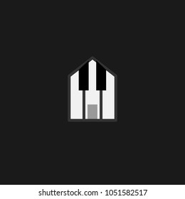 Music Logo Template Design. Vector Illustration
