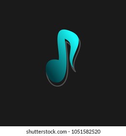 Music Logo Template Design. Vector Illustration