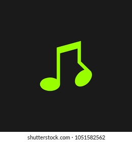 Music Logo Template Design. Vector Illustration