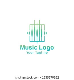 Music Logo Template Design Vector Illustration