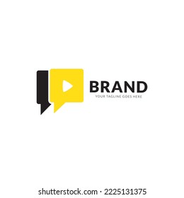 Music logo template design vector, icon illustration