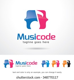 Music Logo Template Design Vector