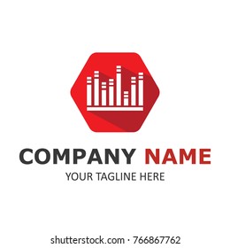 Music logo template simple design vector illustration