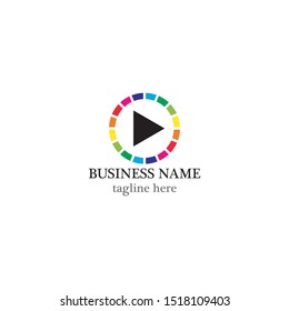 Music logo template vector icon design