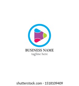 Music logo template vector icon design