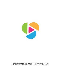 Music logo template vector icon design